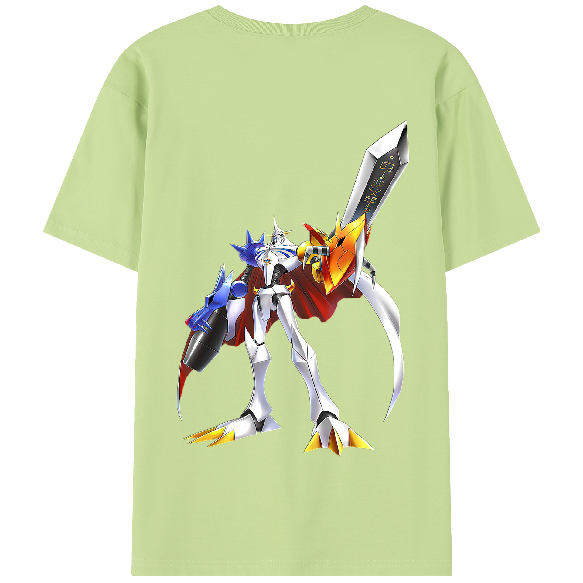 （画像用） Digimon デジタルモンスター/デジモン 綿100％半袖Tシャツ（背面プリント）